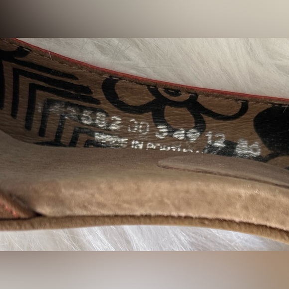 Fly London Coral Cate Yellow Peep Toe Slingback - Picture 7 of 8